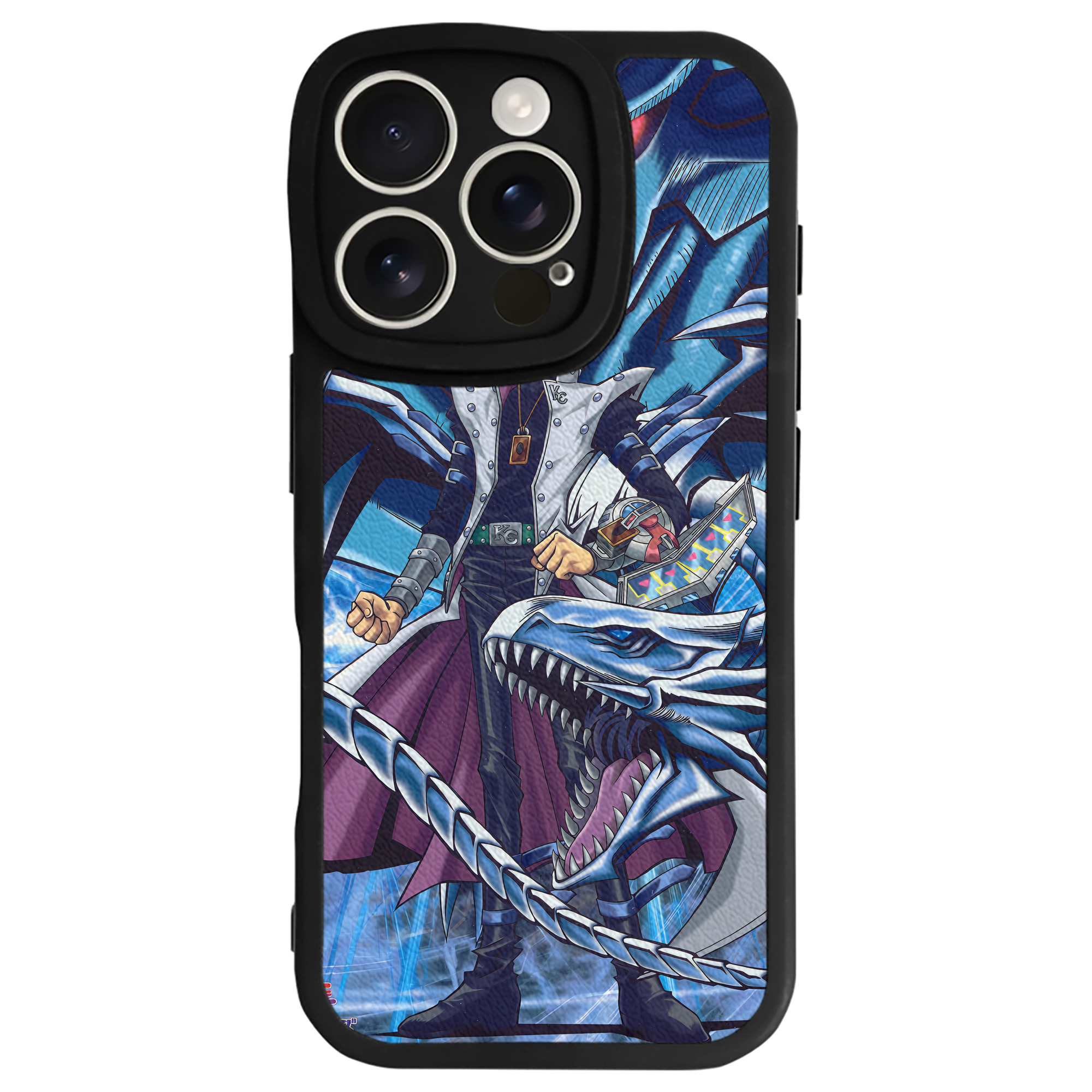 （画像用） 遊☆戯☆王 Yu-Gi-Oh! 【iPhone 16シリーズ対応】シリコンスマホケース（レザー調） 材質：シリコン